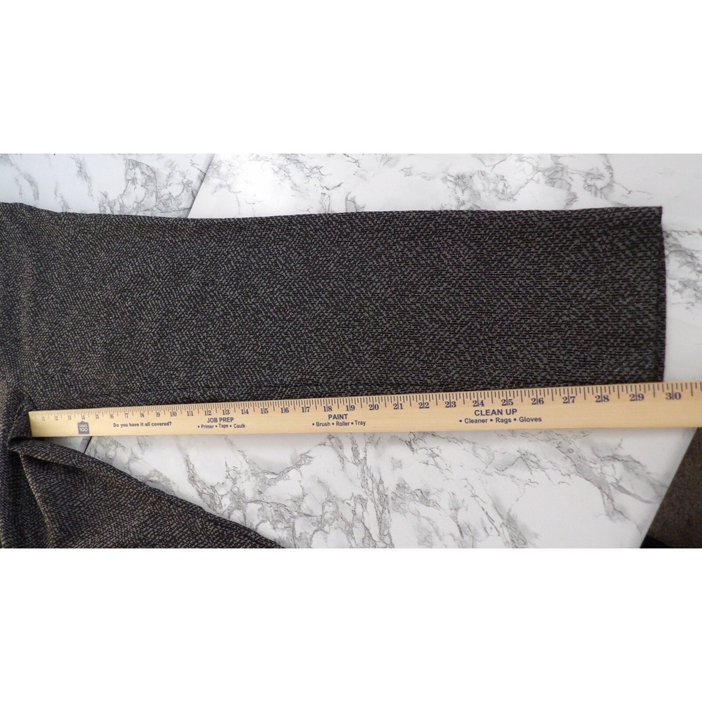 Chico's Pull On Waist Gray Black Silver Career Dress Pant Size 3.5 Tall US XL/18 - Picture 7 of 14